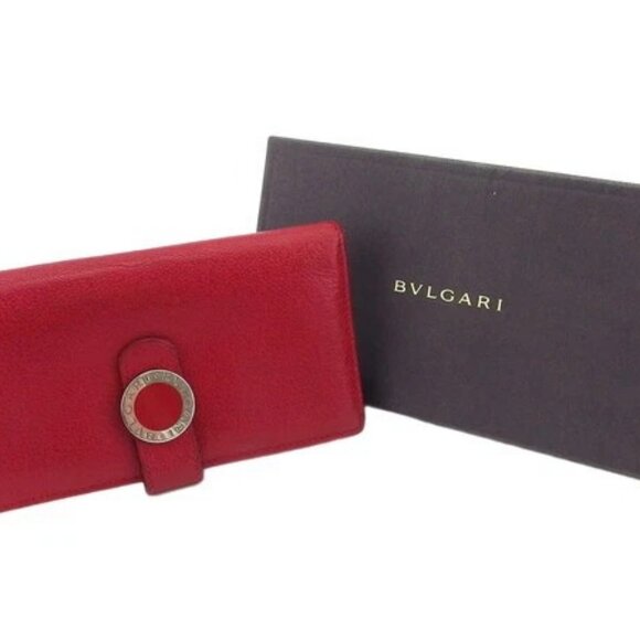 BVLGARI Long Wallet Bulgari Bvlgari Authentic Used